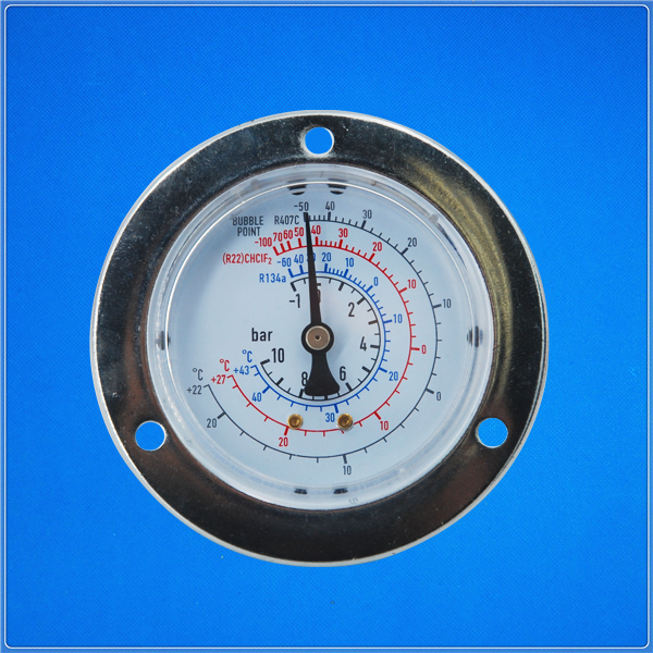 63mm Dry refrigerator gauge